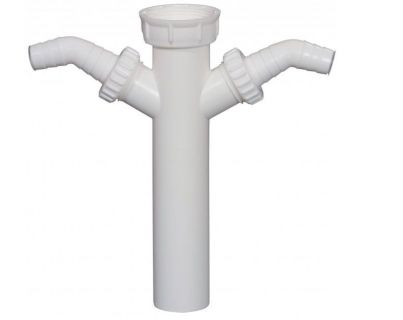 TUBO C/BATTENTE Ø 1"1/2x40 CON 2 ATT. LAVATRICE